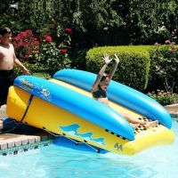 Inflatable water and pool slides